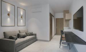 TV a/nebo společenská místnost v ubytování Pyrenéus residence Pirenopolis + 5 fotografií