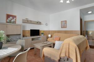 TV a/nebo společenská místnost v ubytování Apartamento Rocio - solo familias