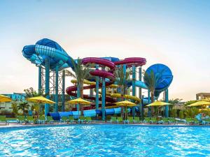 a water slide at a resort with a swimming pool at Rixos Premium Seagate in Sharm El Sheikh