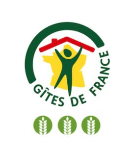 a logo of a man holding a star and the words cities be prepared at Gîte de France La petite marmotte in Saint-Béron