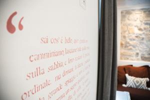 Posezení v ubytování B&B Terra - Stanza Poesia