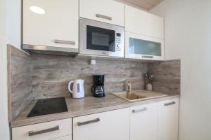Kuchyňa alebo kuchynka v ubytovaní Helvetia Sunny Apartments