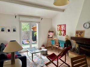 Posezení v ubytování Cassis Hostel