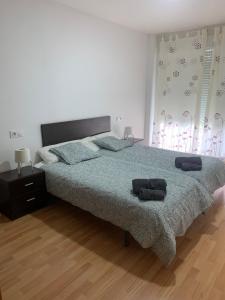Ένα ή περισσότερα κρεβάτια σε δωμάτιο στο APARTAMENTOS ANDORRA Teruel