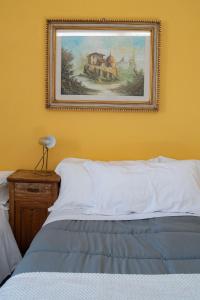 Postel nebo postele na pokoji v ubytování My Home Assisi