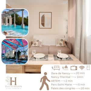 Πισίνα στο ή κοντά στο Studio Nancy Thermal ARTEM