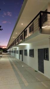 Budova, kde se aparthotel nachází