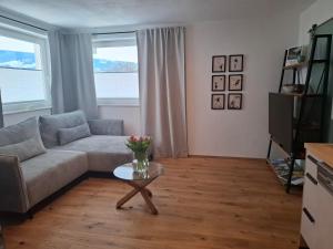 Istumisnurk majutusasutuses Ferienwohnung Zeiger