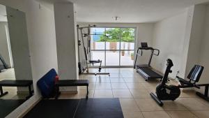 Gimnàs o zona de fitness de Studio Life Essential com ar garagem wifi