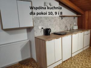 Η κουζίνα ή μικρή κουζίνα στο Pokoje Monterska Bielsko-Biała
