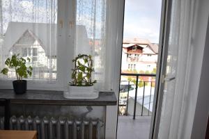 Balkón nebo terasa v ubytování Travel Apartament Cracow