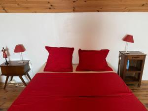 Ένα ή περισσότερα κρεβάτια σε δωμάτιο στο Penty bigouden