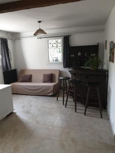 Posezení v ubytování Maison de campagne