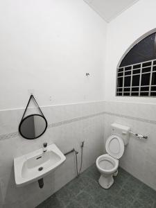 Koupelna v ubytování Double S Hostel
