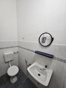 Koupelna v ubytování Double S Hostel