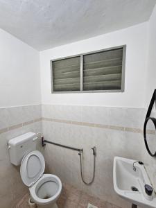 Koupelna v ubytování Double S Hostel
