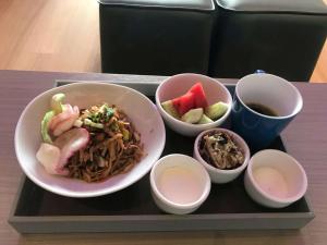 酒店内部或周边提供的食物