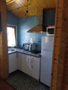 Kuchnia lub aneks kuchenny w obiekcie Cabañas Miraduero