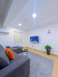 TV a/nebo společenská místnost v ubytování Yellow Door Hotels