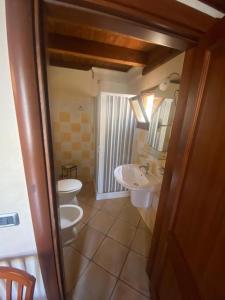 Koupelna v ubytování OneWay B & B