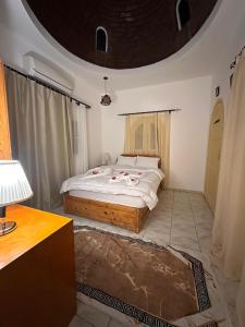Letto o letti in una camera di Dahab Lodge
