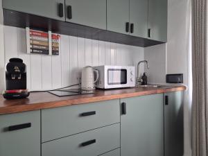 Η κουζίνα ή μικρή κουζίνα στο Garden Self Contained Studio in London