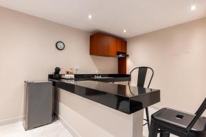 Kuchyň nebo kuchyňský kout v ubytování Hotel 28 Cancun