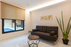 Posezení v ubytování Hotel 28 Cancun