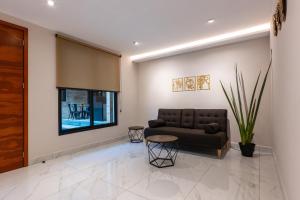 Posezení v ubytování Hotel 28 Cancun