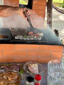 Attrezzature per barbecue disponibili per gli ospiti della villa