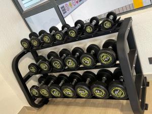 Fitness centrum a/nebo fitness zařízení v ubytování Ultra Luxury 2 bedroom Apartment in the Heart of Lavington