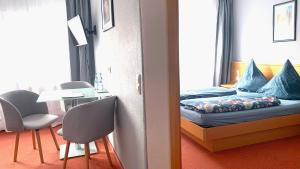 Posezení v ubytování BodenSEE Gästehaus Tettnang ALBERGO