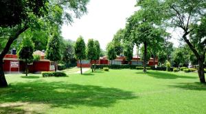 Zahrada ubytování Hermitage Huts