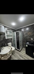 Η κουζίνα ή μικρή κουζίνα στο Luxury 1Bed Close To Cairo Airport With Fast WiFi +10 φωτογραφίες