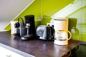 Kaffe- og tefaciliteter på FeWo Siebenstern