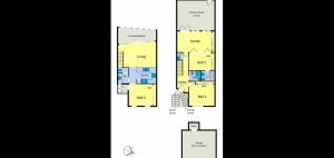 a floor plan of a building at Groves Sunset Views in Aspendale in Aspendale