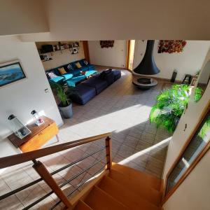 Posteľ alebo postele v izbe v ubytovaní Magnifique villa avec piscine intérieure
