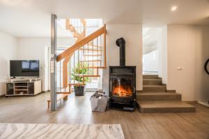 TV/trung tâm giải trí tại AlpenNest Appartement