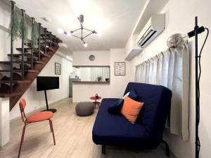 Posezení v ubytování R Inn 本町 R-Inn Hommachi