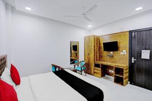 TV a/nebo společenská místnost v ubytování Hotel O ZION