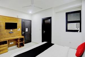 TV a/nebo společenská místnost v ubytování Hotel O ZION