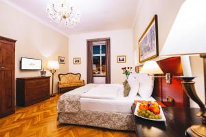 Postel nebo postele na pokoji v ubytování Wenceslas Square Hotel - Czech Leading Hotels