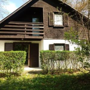 a house with a porch and bushes in front of it at Romantik Panzió in Bük