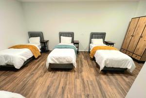 Postel nebo postele na pokoji v ubytování Hotel FFA 62
