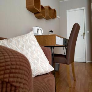 Posezení v ubytování Hotel Les Alpes