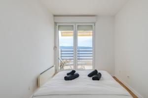 Posteľ alebo postele v izbe v ubytovaní Apartment Stiv Luxe