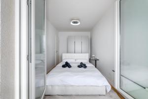 Posteľ alebo postele v izbe v ubytovaní Apartment Stiv Luxe