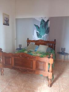 Postel nebo postele na pokoji v ubytování Appartement Le Papangue