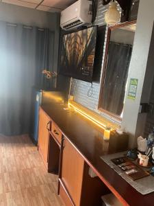 Dapur atau dapur kecil di Sumer guesthouses