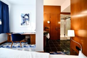 Postel nebo postele na pokoji v ubytování Seaside Park Hotel Leipzig